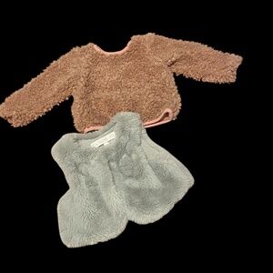 Infant Rachel Zoe Faux Fur Vest / Infant Pippa & Julie Sweater 12Months